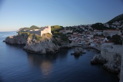 Looking north from the Dubrovnik city wall